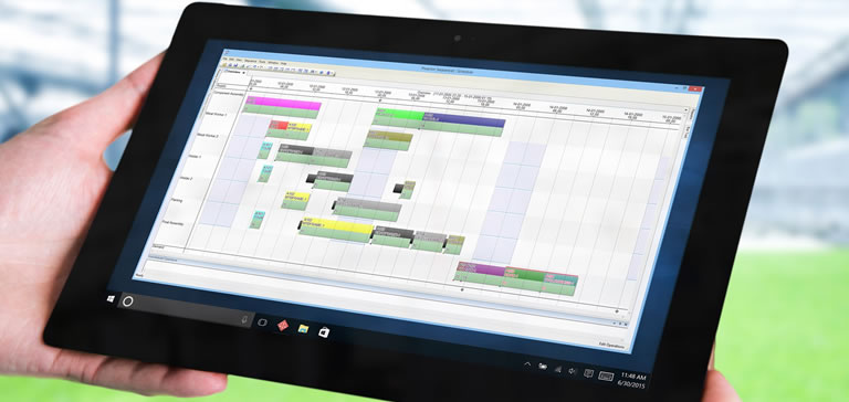 Dashboard as a complement to Schedule Management module in Trinetra iWay