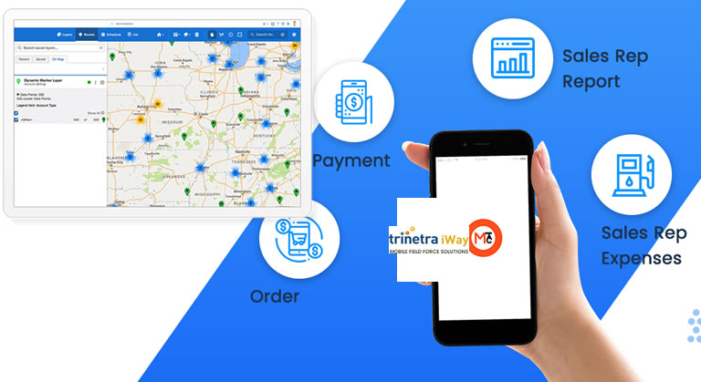 Field Sales/ Service Professionals can beat the competition with Trinetra iway