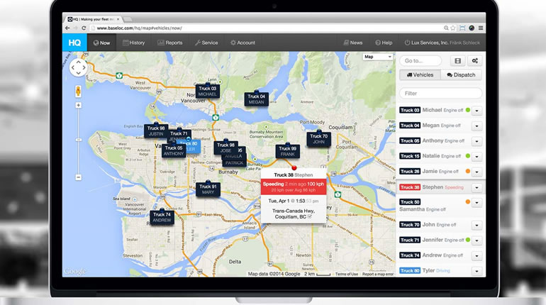 Schedule customer land mark with GPS Tracking & Mobility Solutions