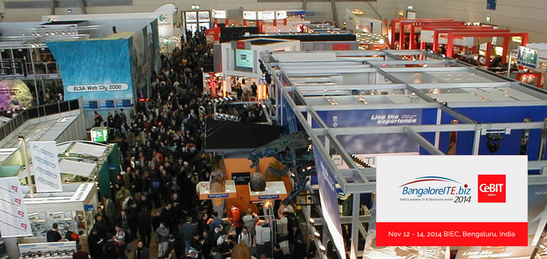 Trinetra iWay Exhibits in CeBIT 2014