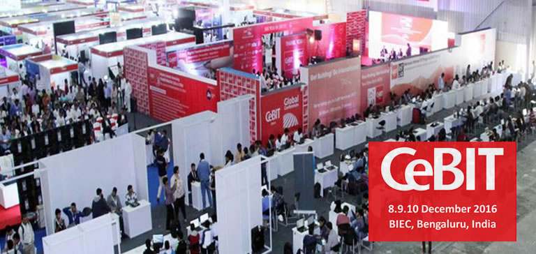 Trinetra iWay participates in CeBIT India 2016